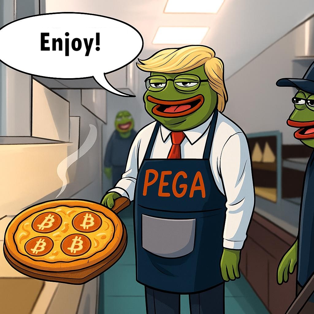 🚨🚨🚨
The era of paper money ended 15 years ago, when #LaszloHanyecz  made the first known purchase with the cryptocurrency and buy 2 pizzas for 10,000 BTC

We already live in a digital world, look around you 📱

Happy #BitcoinPizzaDay 

#MAGA #MEGA #BTC #memecoin #Frogarmy 💚