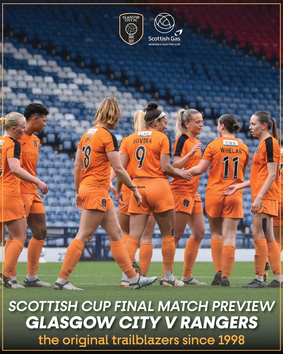 Our last game of the season. It's a big one. 🏆

🔗 Find all the information you need to know ahead of Sunday's trip to Hampden here - tinyurl.com/2s6bkjvk

#TheOriginalTrailblazers | #GCFC