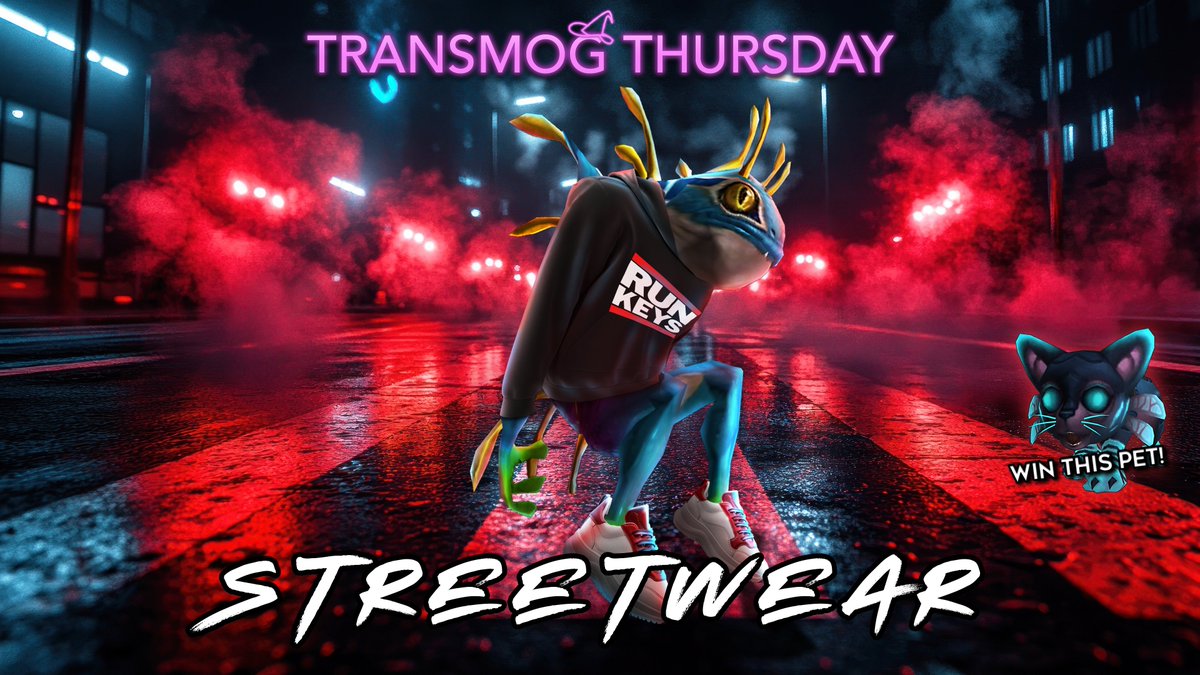 What would streetwear look like in Azeroth? We challenge you to find out in this week's Transmog Thursday competition!

🔥 rio.gg/transmog_thurs…

Submit your outfits for a chance to WIN a Blizzard Store pet!