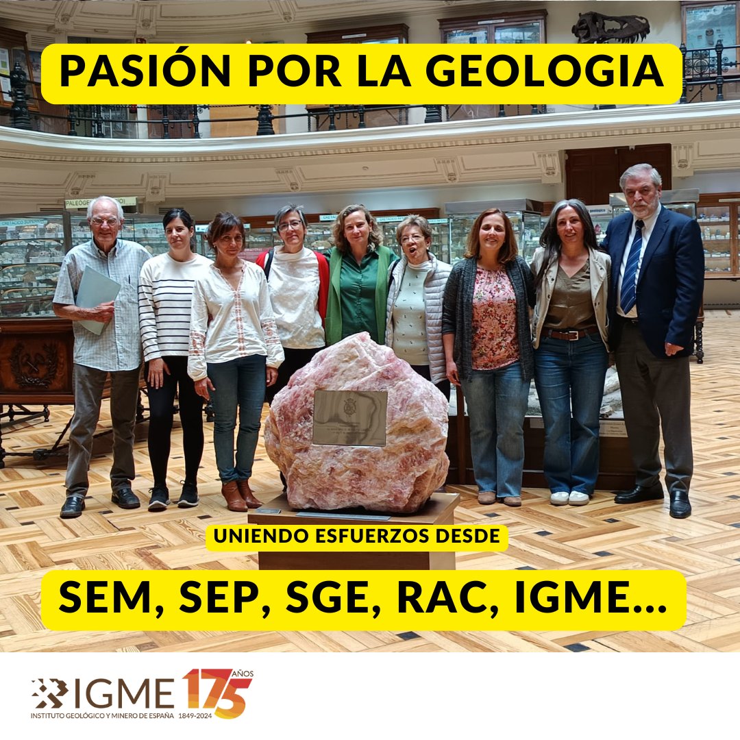 Instituto Geológico y Minero de España (@igme1849) on Twitter photo ¿Aún no sabes qué tiene la #Geología que engancha? 🌋
Tranquilidad…la #SEM, #SEP, #SGE, #RAC e #IGME estamos preparando algo que te llegará al alma, no volverás a ver la naturaleza igual!🌍💥¿Te unes?
#PasiónPorLaGeología <a href="/sgeologica/">Soc Geológica España</a> <a href="/RACiencias/">RACiencias</a> <a href="/EspanolaSem/">Sociedad Española de Mineralogía-SEM</a> <a href="/Sepaleontologia/">Sepaleontologia</a> ¿Aún no sabes qué tiene la #Geología que engancha? 🌋
Tranquilidad…la #SEM, #SEP, #SGE, #RAC e #IGME estamos preparando algo que te llegará al alma, no volverás a ver la naturaleza igual!🌍💥¿Te unes?
#PasiónPorLaGeología <a href="/sgeologica/">Soc Geológica España</a> <a href="/RACiencias/">RACiencias</a> <a href="/EspanolaSem/">Sociedad Española de Mineralogía-SEM</a> <a href="/Sepaleontologia/">Sepaleontologia</a>