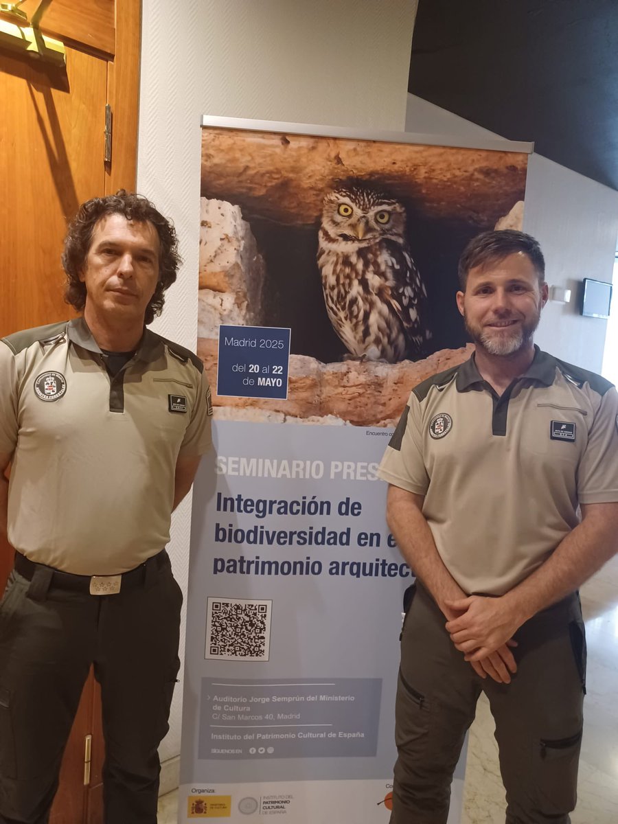 112cmadrid's tweet photo. ✔️ #AgentesForestalesCM han presentado esta mañana una ponencia sobre la biodiversidad en el patrimonio arquitectónico. 

📍Ha sido en Madrid en el marco de unas jornadas impulsadas por el @culturagob. 

#ASEM112 https://t.co/PdwzwZZds6