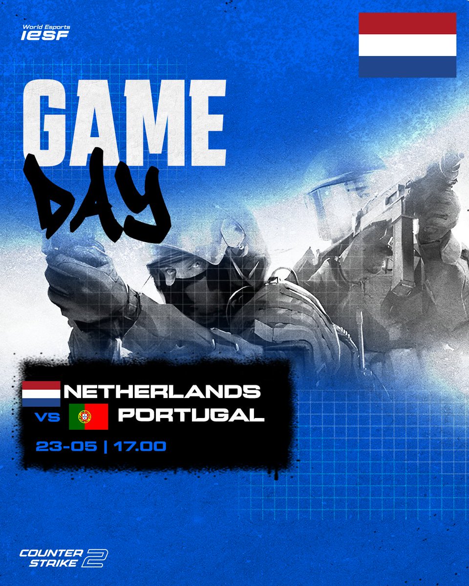 On May 23, 2025, the Dutch CS2 men's team will face Portugal <a href="/fpdeoficial/">Federação Portuguesa de Esports</a>   for the European Esports Championship 2025 <a href="/iesf_official/">IESF</a>

#dutchesports #cs2 #iesf #kosovo #Pristina #beneluxcs

<a href="/itsFASHR/">FASHR</a> <a href="/CRUC1ALcsgo/">Joey</a> <a href="/rilaxCS/">rilax</a> <a href="/Cher1onCS/">Cher1on</a> <a href="/rezstcs/">Jacob Hemming</a> 

Stream details below this post