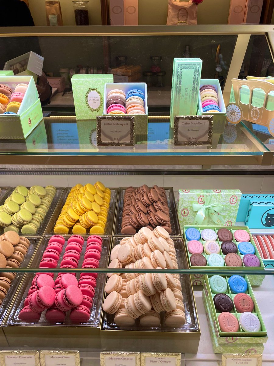 Craving for authentic french macarons… it should be Laduree est since 1862