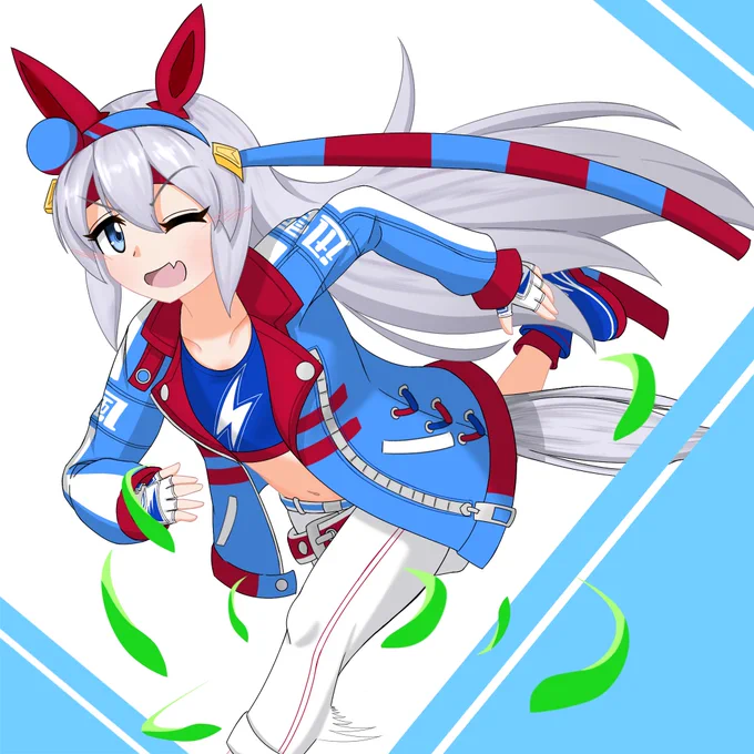#タマモクロス誕生祭2025時間無くて再掲ですの、最推しの誕生日ほど嬉しい物はねぇ…(^^) 