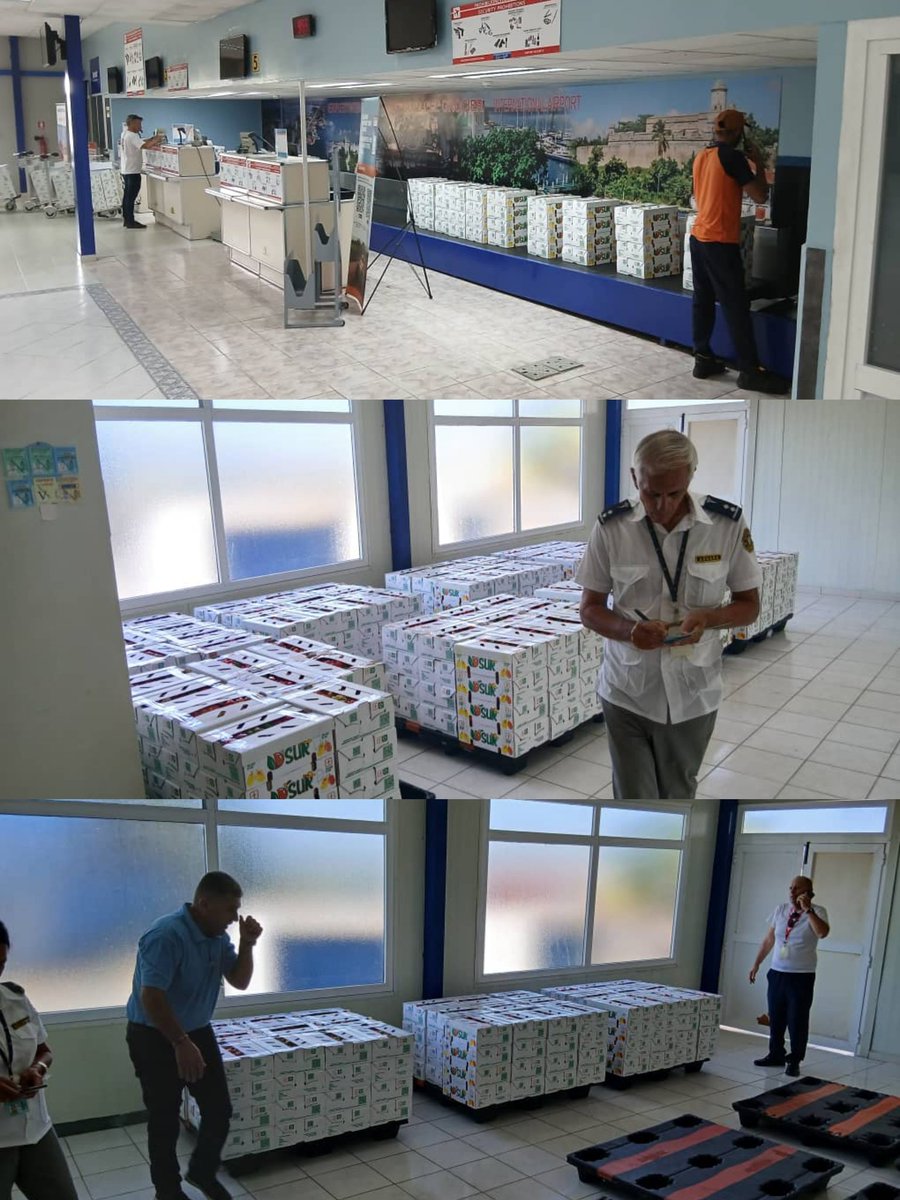 aduanacfgs_com's tweet photo. 📌🌶️Hoy, desde el Aeropuerto Internacional Jaime González se realizó con éxito la exportación de ají chile habanero cubano con destino a Montreal, Canadá. Nuestros controles aduaneros garantizan que solo lo mejor de Cuba cruce las fronteras. #AduanadeCuba #AduanaCienfuegos https://t.co/JVPc5SKegt