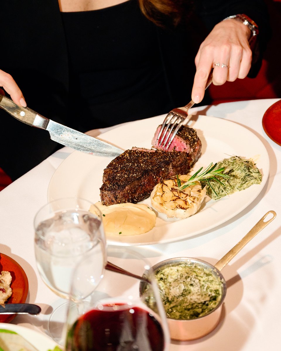 A classic, perfected. 🤌 Our New York Strip is seared to sizzle, rich with flavor, and ready to steal the spotlight on your plate.