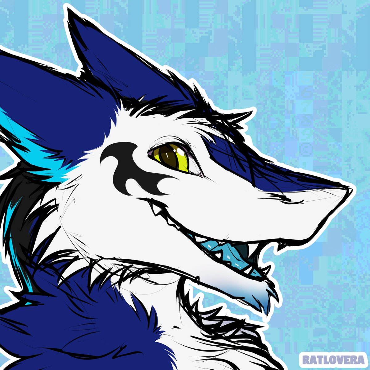 hiii i gotta pay some bills so im offering sketchy icons for 25€!! ^_^ any species, DMs are open! #furry