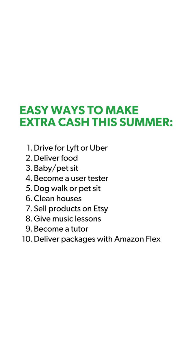 There are so many ways to earn extra cash to help increase your income, and these are just a few of our favorites. What do you do during the month to make extra income? 💰