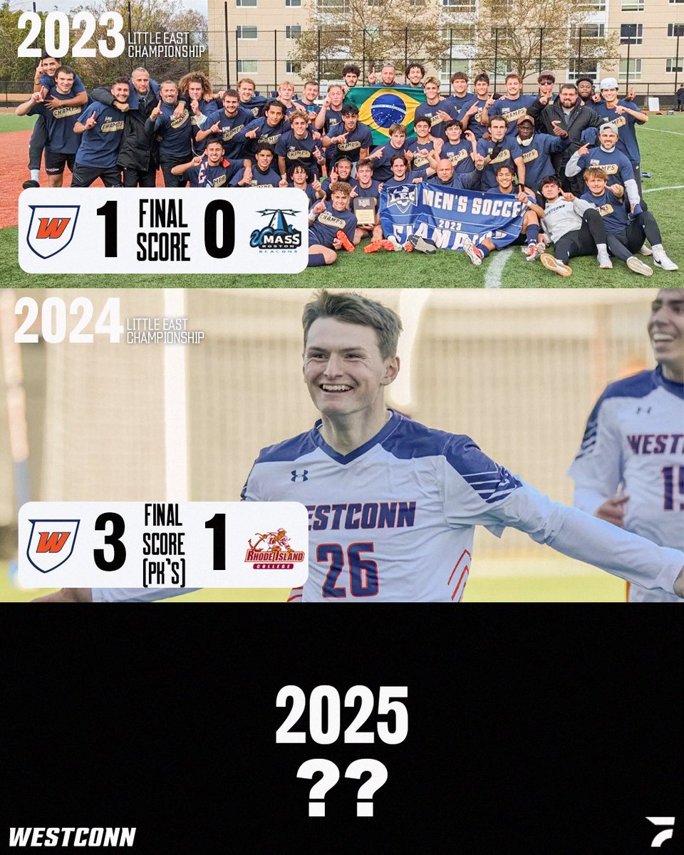 FloCollege | Soccer (@flofc_) on Twitter photo Is a three-peat in the works for the Wolves? 👀🏆
Western Connecticut State won the Little East Conference Tournament in 2023 & 2024. with the fall season fast approaching, do they have what it takes to three-peat? ⚽️
#LECFC | <a href="/LittleEastConf/">Little East Conference</a> | <a href="/WestConnATH/">WestConn ATHLETICS</a> Is a three-peat in the works for the Wolves? 👀🏆
Western Connecticut State won the Little East Conference Tournament in 2023 & 2024. with the fall season fast approaching, do they have what it takes to three-peat? ⚽️
#LECFC | <a href="/LittleEastConf/">Little East Conference</a> | <a href="/WestConnATH/">WestConn ATHLETICS</a>