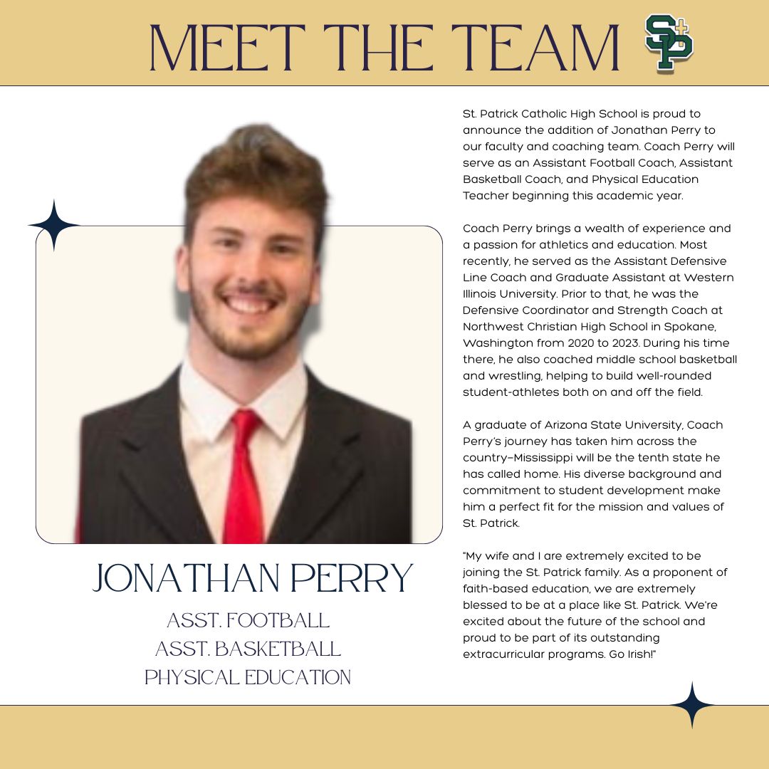 Welcome, Coach Perry!