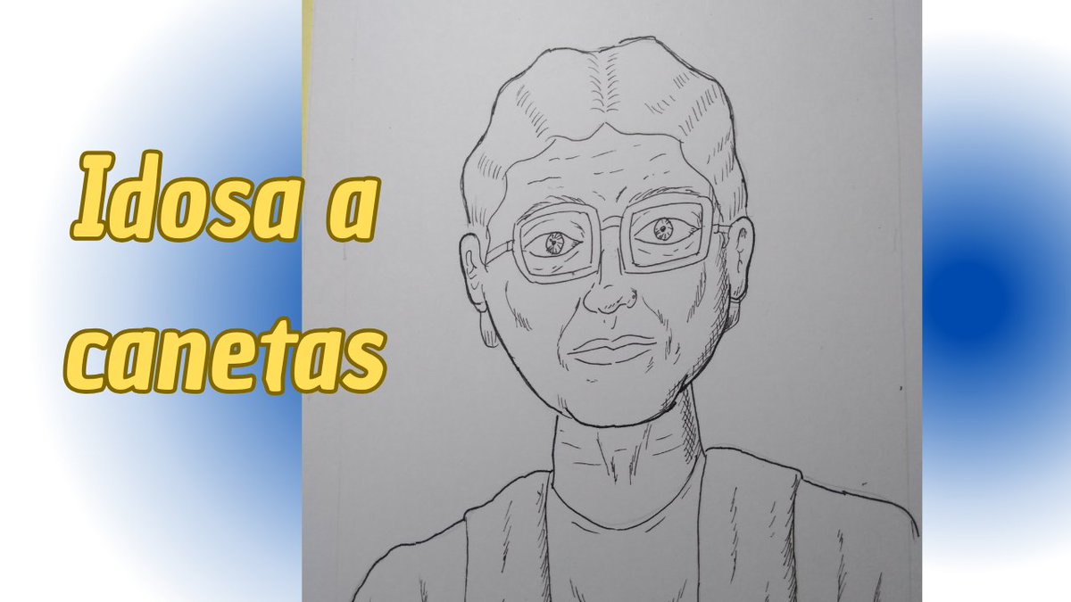 corrclaudio72's tweet photo. Uma idosa a canetas, link na bio.#desenho https://t.co/6BXzL9hAdn