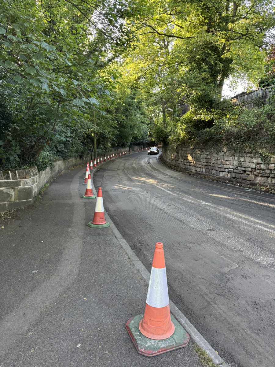 Sajidah's tweet image. We know that the potholes on Wollaton Road were a big issue, so it’s great to see @MyNottingham teams here and work well underway.