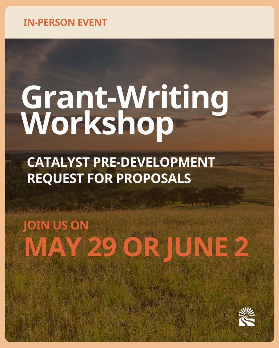 We Prosper Together (@weprosperjuntos) on Twitter photo Working on a Catalyst RFP proposal? Join one of <a href="/ValleyVisionSac/">Valley Vision</a>'s upcoming in-person grant writing workshops! āļø
š Thurs. 5/29 ā Maidu Community Center
š Mon. 6/2 ā Granzellaās Inn
š 10amā3pm
š Space is limited, so be sure to register here: docs.google.com/forms/d/e/1FAI⦠Working on a Catalyst RFP proposal? Join one of <a href="/ValleyVisionSac/">Valley Vision</a>'s upcoming in-person grant writing workshops! āļø
š Thurs. 5/29 ā Maidu Community Center
š Mon. 6/2 ā Granzellaās Inn
š 10amā3pm
š Space is limited, so be sure to register here: docs.google.com/forms/d/e/1FAIā¦