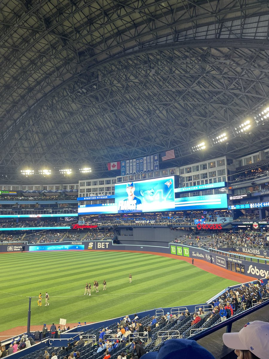 LBP is here ready for the first pitch!
Go Jays Go!