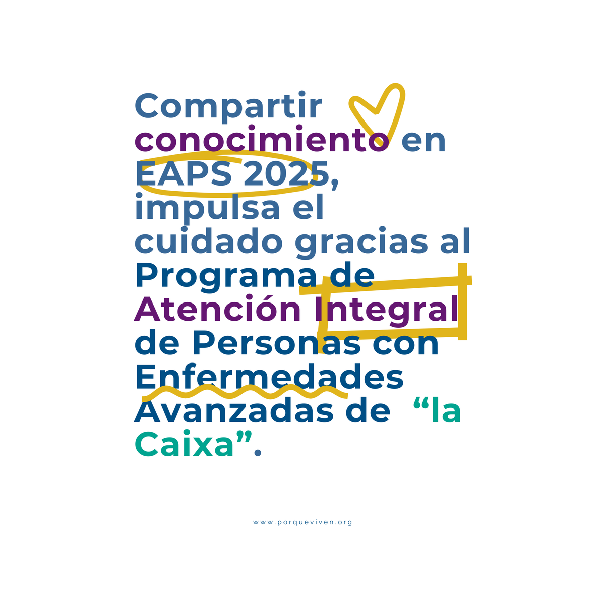 Fundación porqueViven (@porqueviven) on Twitter photo Gracias a <a href="/FundlaCaixa/">Fundación ”la Caixa”</a> por estas Jornadas Anuales. EAPS2025, centradas en la #espiritualidad al #finaldevida . Un placer y un honor compartir y aprender de grandes profesionales, gracias al Programa de Atención Integral a Personas con #EnfermedadesAvanzadas Gracias a <a href="/FundlaCaixa/">Fundación ”la Caixa”</a> por estas Jornadas Anuales. EAPS2025, centradas en la #espiritualidad al #finaldevida . Un placer y un honor compartir y aprender de grandes profesionales, gracias al Programa de Atención Integral a Personas con #EnfermedadesAvanzadas