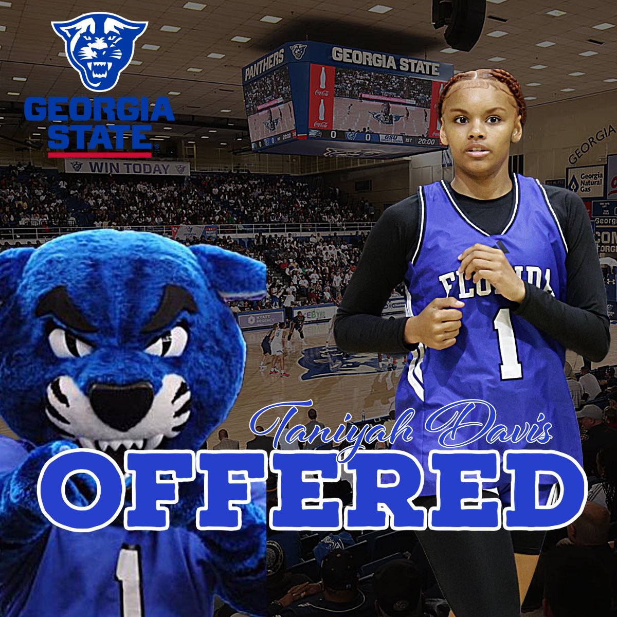 Taniyah Davis (@c_taniyah_ball) on Twitter photo After great conversations with <a href="/coachgenehill/">Gene Hill</a> and Coach Noc I am blessed and honored to receive an offer to play at <a href="/GSU_WBasketball/">GSU Women's Basketball</a> . Thank you for believing in me <a href="/CFE_BASKETBALL/">CentralFloridaElite</a> #LightitBlue After great conversations with <a href="/coachgenehill/">Gene Hill</a> and Coach Noc I am blessed and honored to receive an offer to play at <a href="/GSU_WBasketball/">GSU Women's Basketball</a> . Thank you for believing in me <a href="/CFE_BASKETBALL/">CentralFloridaElite</a> #LightitBlue
