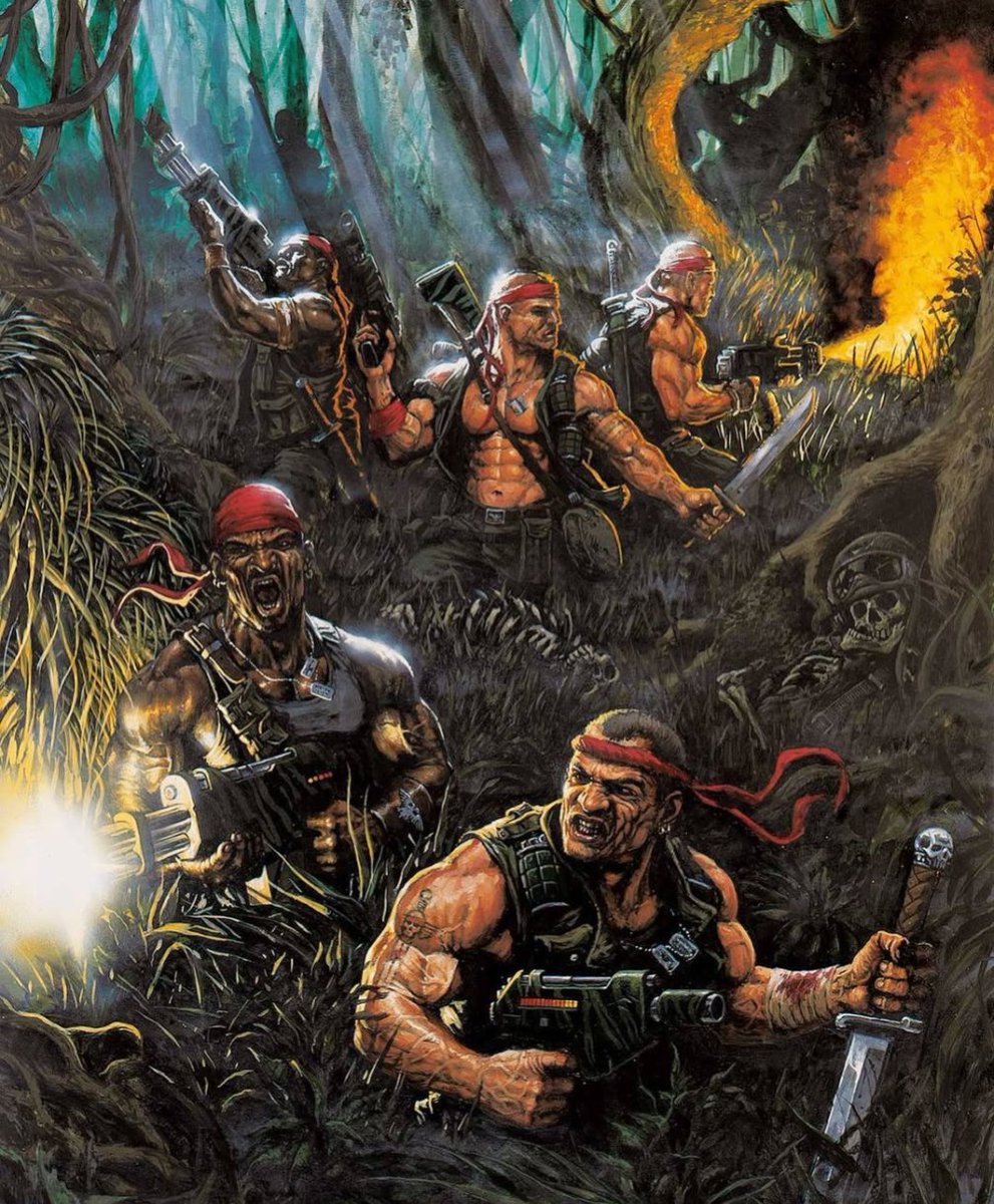 Just spent 3 hrs at an elementary school field day...I think I'd rather spend 3 days on Catachan 💀

#warhammer40k