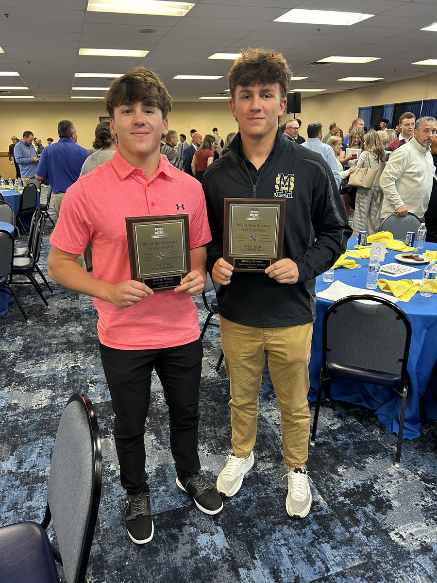 coachbobj's tweet photo. A big congrats to Matteo Weber &amp; Michael Ivanoff for their @Big56Conference, 1st team all conference selections.  Both had great seasons and the accolades are well deserved &amp; they are only juniors. https://t.co/qgY8qRd163