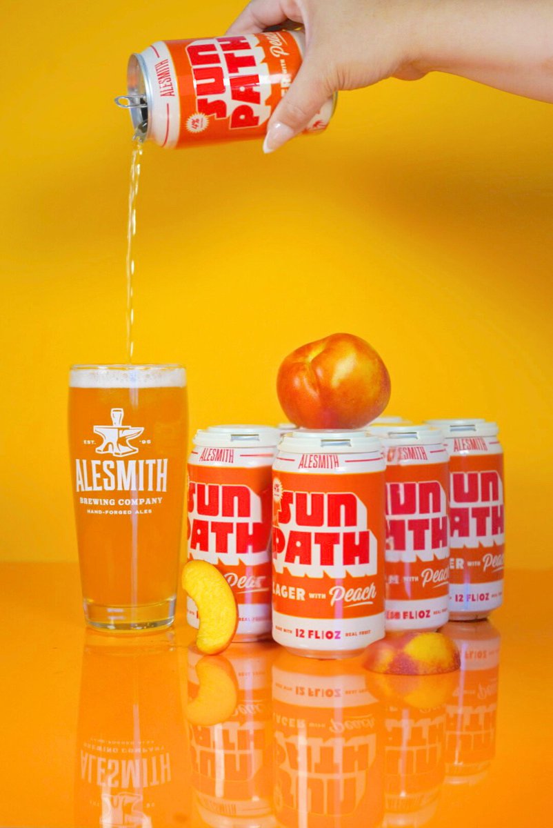 Introducing Sun Path Lager with Peach 🍑
Light, crisp, 4% ABV, and brewed with real fruit—no bitterness, just clean refreshment. Now on draft + in 12oz 6-packs at our Tasting Room!

Tap the link for more details and to order online!
bit.ly/4dx9Fsb