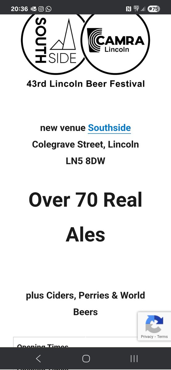 Gillian Hough (@gillyinthepub) on Twitter photo Super food and beer/cider selection at
<a href="/Lincoln_CAMRA/">Lincoln CAMRA</a> Beer Festival at the lovely new venue at Southside, Colgrave Street.
Open noon - 11pm Thursday and Friday 22nd/23rd , and noon - 9pm on Saturday 24th.
Click for beer and cider lists are here:
lincoln.camra.org.uk/beers-ciders-l… Super food and beer/cider selection at
<a href="/Lincoln_CAMRA/">Lincoln CAMRA</a> Beer Festival at the lovely new venue at Southside, Colgrave Street.
Open noon - 11pm Thursday and Friday 22nd/23rd , and noon - 9pm on Saturday 24th.
Click for beer and cider lists are here:
lincoln.camra.org.uk/beers-ciders-l…
