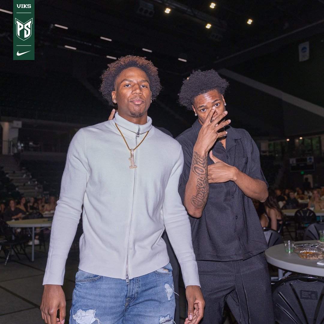 Portland State Men’s Basketball (@psuviksmbb) on Twitter photo The team cleaned up at Vik Night this year.
🏆 Team of the Year
🏆 Co-Athlete of the Year (@terrimillerjr)
🏆 Newcomer of the Year (@terrimillerjr)
🏆 Coach of the Year (<a href="/JaseCoburn/">Jase Coburn</a>)
Oh...and <a href="/IsaacThatboi/">Isaac Brice</a> and <a href="/SebasDaOnly1/">Sebastian Tidor</a> emceed the evening. 🎤
#GoViks | #DefendTheShip The team cleaned up at Vik Night this year.
🏆 Team of the Year
🏆 Co-Athlete of the Year (@terrimillerjr)
🏆 Newcomer of the Year (@terrimillerjr)
🏆 Coach of the Year (<a href="/JaseCoburn/">Jase Coburn</a>)
Oh...and <a href="/IsaacThatboi/">Isaac Brice</a> and <a href="/SebasDaOnly1/">Sebastian Tidor</a> emceed the evening. 🎤
#GoViks | #DefendTheShip