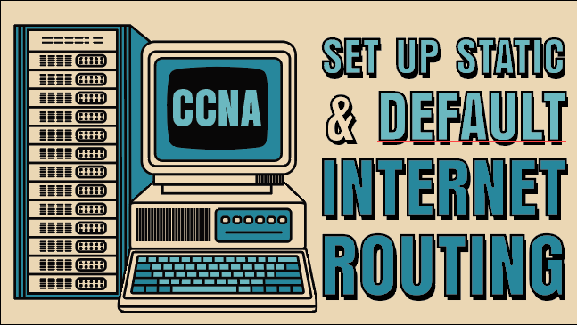Your router doesn't just "know" where the internet is...you have to TELL it. 

Learn how in the brand new CCNA Skill: "Setup Static and Default Internet Routing" 

Watch it now on NetworkChuck Academy 👉 ntck.co/cisco-ccna
