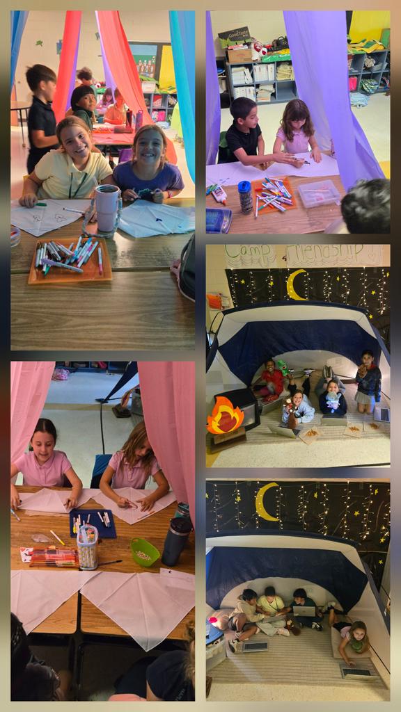 Day 1 of Camp Friendship. We created our bandanas and had some fun in our tents. <a href="/SPEHAWKSNAPLES/">SPEHAWKS</a>