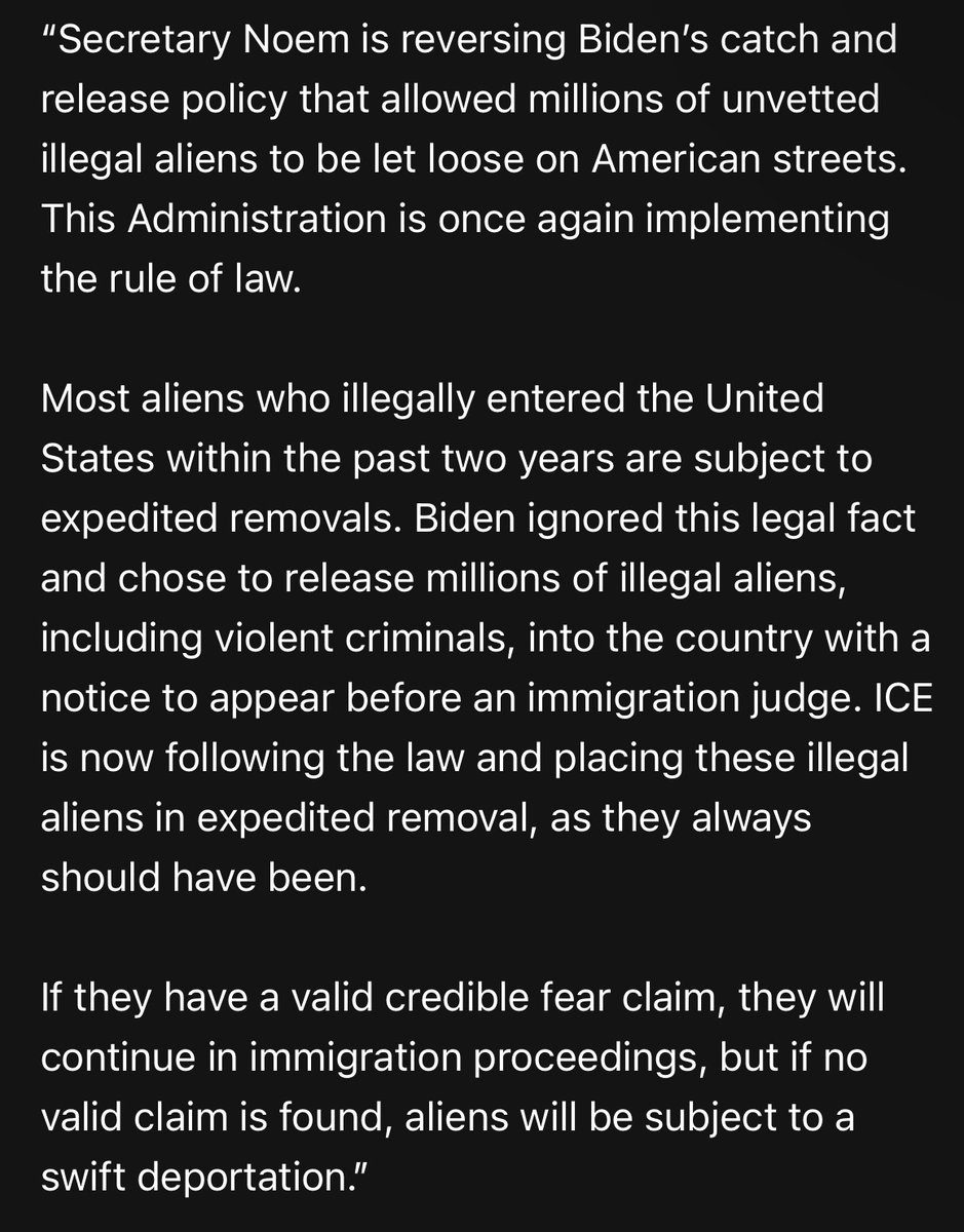 NEW: ICE sources confirm to <a href="/FoxNews/">Fox News</a> that they've started arresting illegal aliens at their immigration court hearings nationwide and are placing them into expedited removal. We are told they are targeting migrants who crossed the border illegally within the last two years. DHS