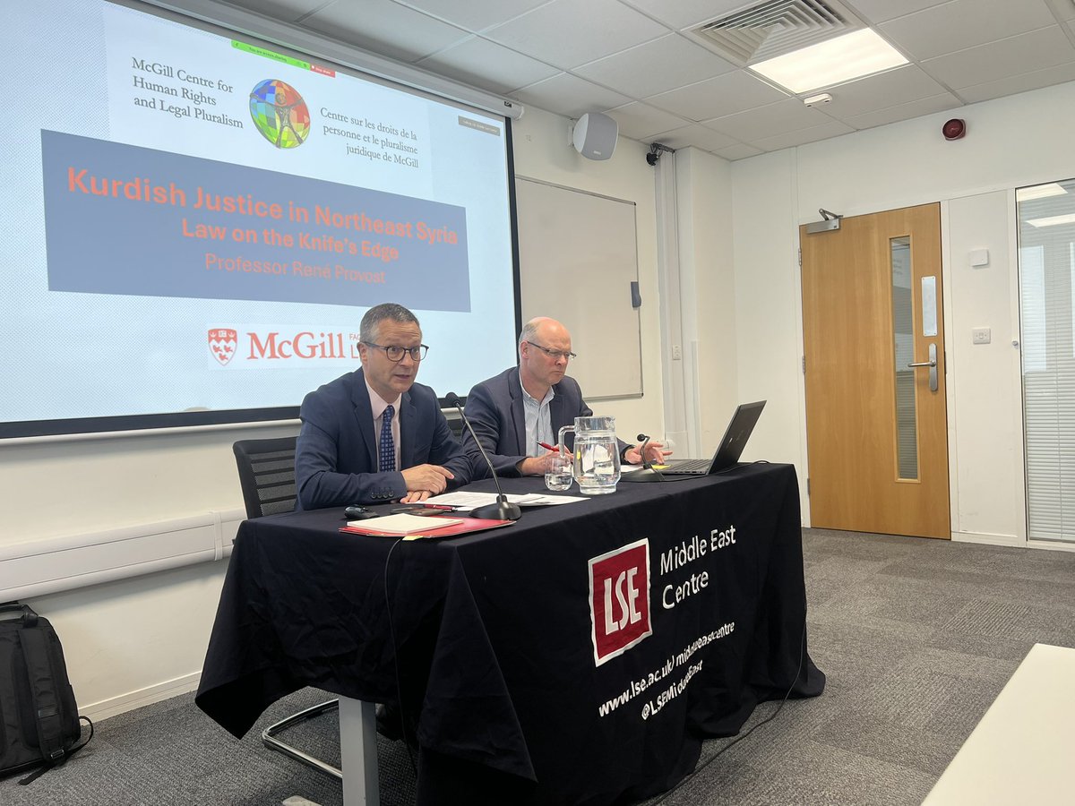 LSE Middle East (@lsemiddleeast) on Twitter photo Kurdish Justice in Northeast Syria with Professor René Provost <a href="/LSEMiddleEast/">LSE Middle East</a>
You can tune in online by registering here: lse.ac.uk/middle-east-ce… Kurdish Justice in Northeast Syria with Professor René Provost <a href="/LSEMiddleEast/">LSE Middle East</a>
You can tune in online by registering here: lse.ac.uk/middle-east-ce…