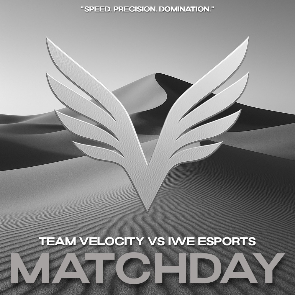 Team_Veloc1ty's tweet photo. It's Matchday!

@Team_Veloc1ty vs @IWE_esport 

7PM BST @VECtournaments 

Support us live https://t.co/wd3gooUbp3

Speed. Precision. Domination. https://t.co/1lHnunQIi0