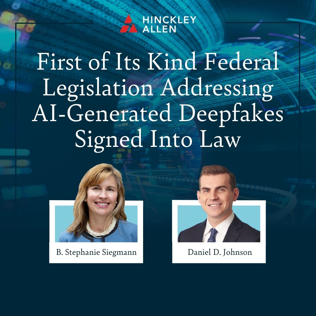 Our Litigation attorneys provide a comprehensive overview of President Trump's TAKE IT DOWN Act—the first federal law targeting AI-powered online abuse. They provide background on the rise of generative AI as well as the implications of the new law. More: bit.ly/4dreIup