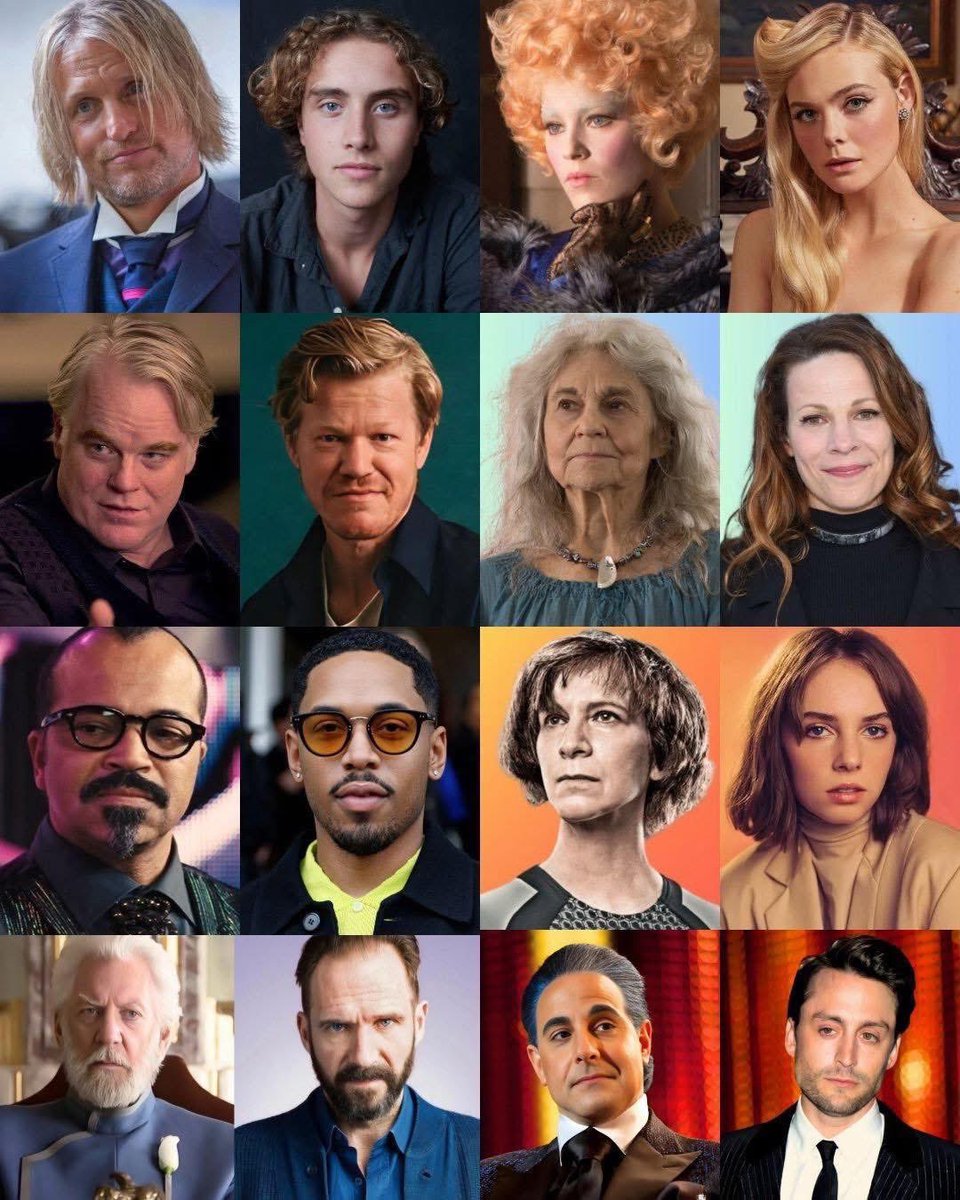 Indie5051's tweet photo. Así luce el cast de la nueva película de LOS JUEGOS DEL HAMBRE https://t.co/I2A3xz2YGu