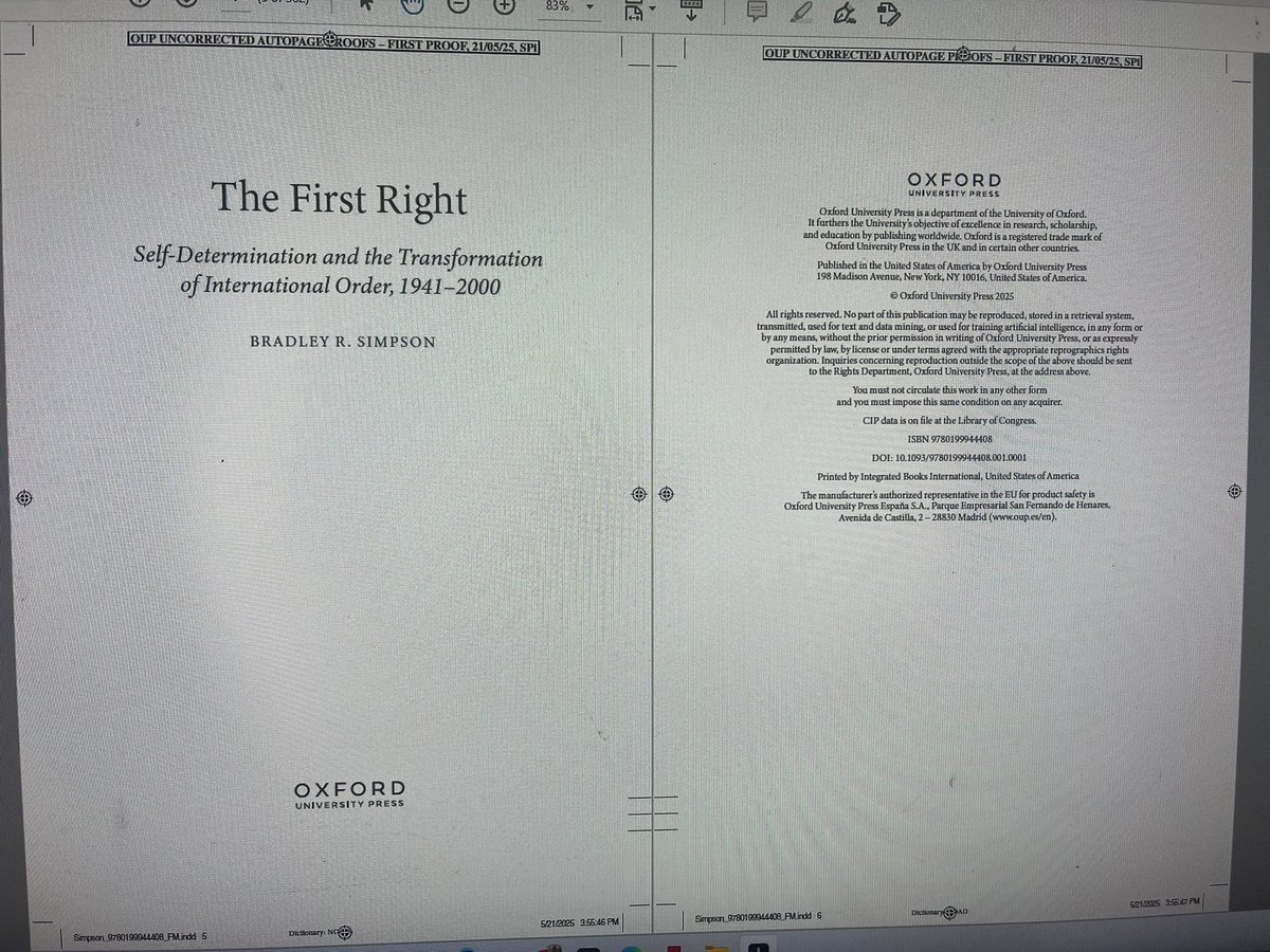 bradleyrsimpson's tweet image. Page proofs!