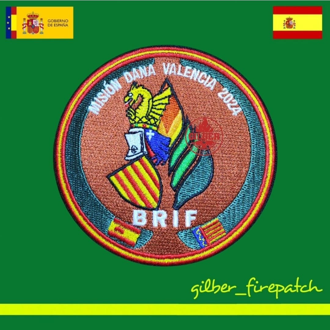 Parche de la misión Dana de Valencia BRIF 

#BRIF #Dana #IIFF