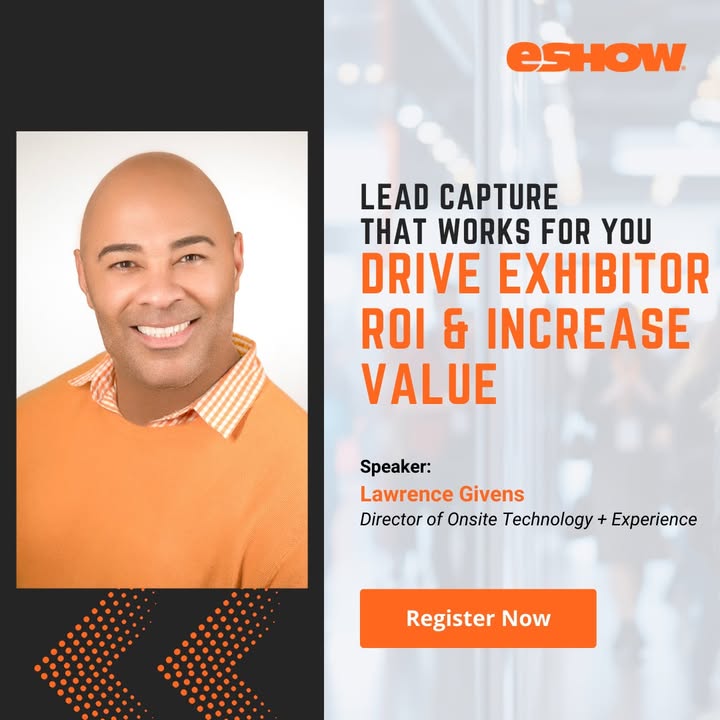 eShow (@go_eshow) on Twitter photo Want to help your exhibitors turn scans into real ROI? Join us for “Lead Capture That Works for You: Drive Exhibitor ROI and Increase Value” and discover how to make lead retrieval seamless, smart, and successful.
📅 May 28, 2025, 1PM CT
Register here: zurl.co/qIcCd Want to help your exhibitors turn scans into real ROI? Join us for “Lead Capture That Works for You: Drive Exhibitor ROI and Increase Value” and discover how to make lead retrieval seamless, smart, and successful.
📅 May 28, 2025, 1PM CT
Register here: zurl.co/qIcCd