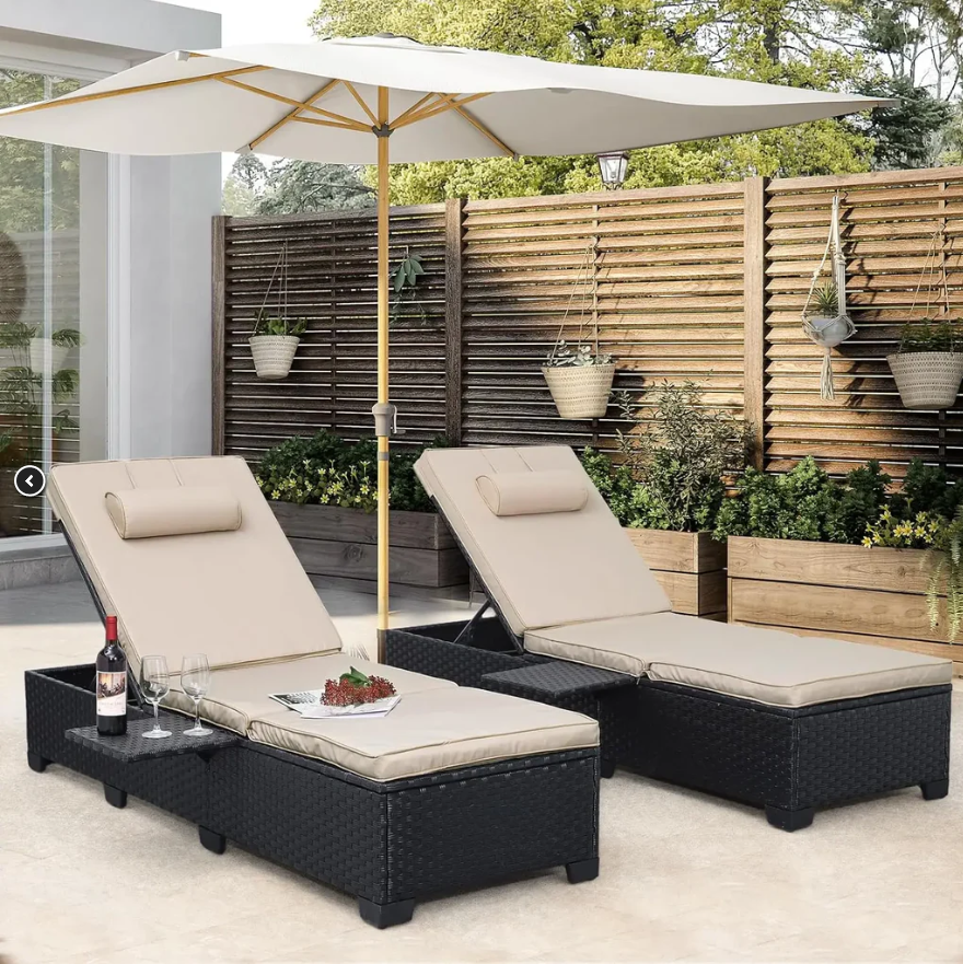 GDealsonline's tweet photo. Outdoor PE Wicker Chaise Lounge Chairs Set of 2 Patio Black Rattan Reclining Chair Adjustable Backrest Pool Sunbathing Recliners
Whether poolside, on your patio, or in your garden, they offer the perfect sunbathing retreat
$285.95
https://t.co/gZrh1LiDhq...
#loungechairs https://t.co/lW5AiZNPz9