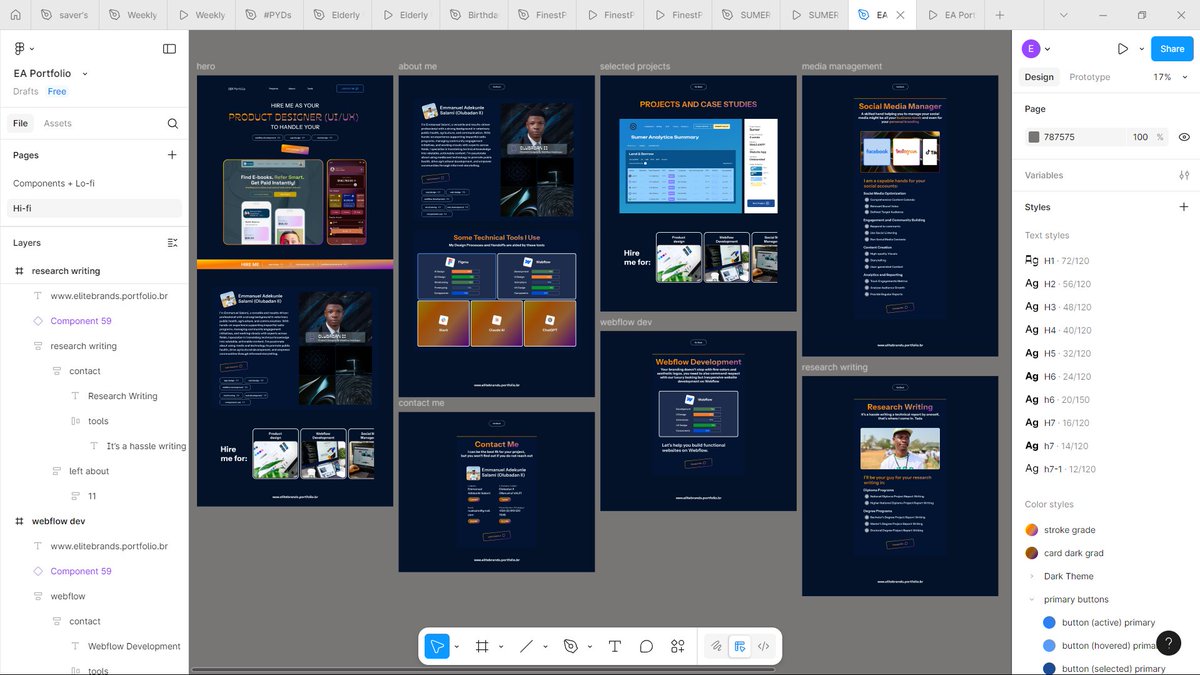 OlubadanII's tweet photo. gradually coming together

8 pages designed in 2 days.

Asides that, the elements on the page are interactive

#PYD 
#MayDesign
#WeeklyDesign https://t.co/TKw58eRqGq