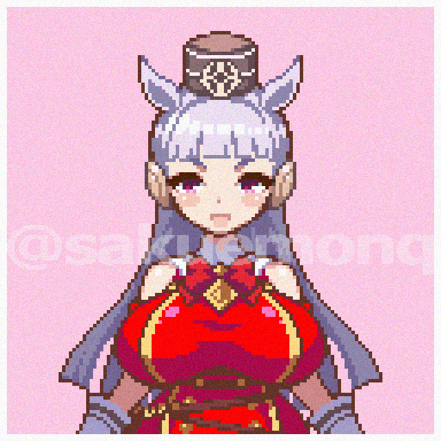 ゴールドシップ(ウマ娘) 「正面ゴルシさん 」|さくえもンのイラスト