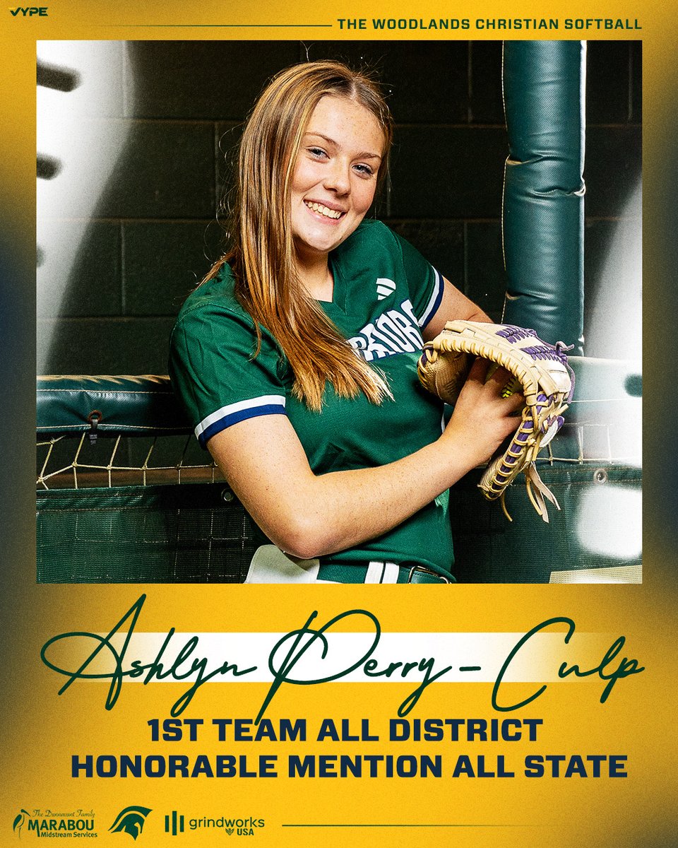 Congratulations to Woodlands Christian Academy Catcher/Pitcher Ashlyn Culp (2027) for earning 1st Team All-District and Honorable Mention All-State!
<a href="/twcasports/">Woodlands Christian</a> <a href="/twcawarriors/">Woodlands Christian</a> <a href="/TWCAStrength/">TWCA Warrior Strength</a>
#softball <a href="/ashlyn_culp97/">AshlynCulp</a>