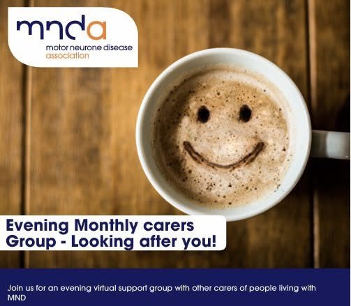 MND Association West Yorkshire (@mnda_westyorks) on Twitter photo EVENING MONTHLY ONLINE CARERS GROUP ☕️
Join us for an evening virtual support group with other carers of people living with MND
🗓️ Wednesday 28th May 2025
⏰6:30pm
💬 please contact charlotte.stanford-gibbs@mndassociation.org OR abigail.lgbokwe@mndassociation.org to join! EVENING MONTHLY ONLINE CARERS GROUP ☕️
Join us for an evening virtual support group with other carers of people living with MND
🗓️ Wednesday 28th May 2025
⏰6:30pm
💬 please contact charlotte.stanford-gibbs@mndassociation.org OR abigail.lgbokwe@mndassociation.org to join!