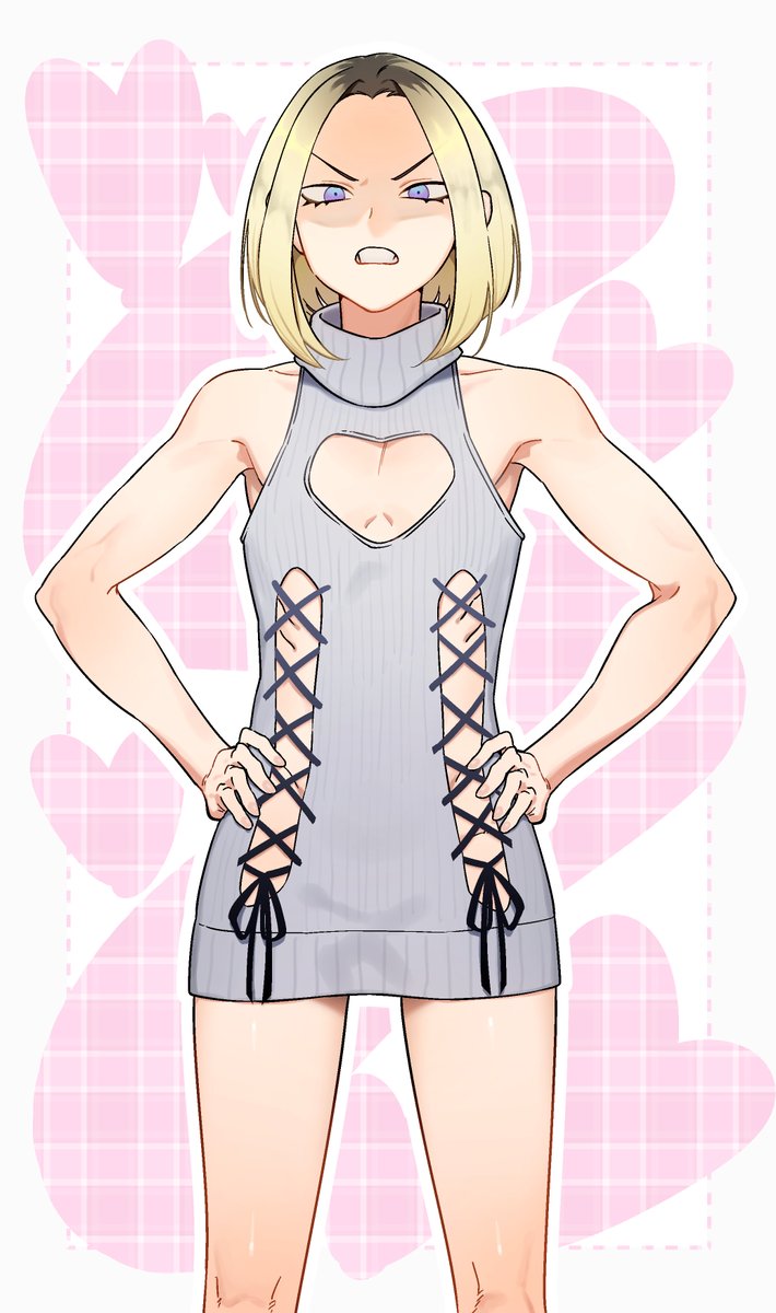 「ホクロを○すセーターの璃音 」|まろまゆのイラスト