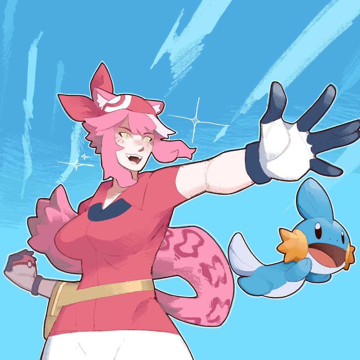 <a href="/raorapanthera/">Raora Panthera🐱holoEN</a> I drew this one recently, hope you like it mamma! #RaorArt
