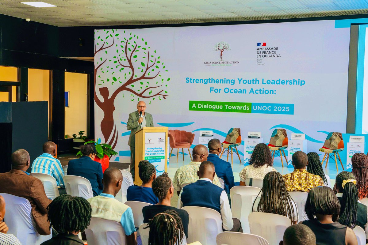 Women on Environment Mission (@wemuganda) on Twitter photo Involving youth in climate decision-making and policy formulation is crucial, as it empowers them to monitor implementation and ensure their concerns are addressed.<a href="/G4ClimateAction/">GirlsForClimateAction</a> <a href="/FrenchEmbassyUg/">France in Uganda 🇫🇷🇺🇬</a> <a href="/NakabuyeHildaF/">Nakabuye Hilda F.</a> <a href="/Cathytp2/">Catherine Twongyeirwe</a>
#ClimateCafe #UNOC2025 Involving youth in climate decision-making and policy formulation is crucial, as it empowers them to monitor implementation and ensure their concerns are addressed.<a href="/G4ClimateAction/">GirlsForClimateAction</a> <a href="/FrenchEmbassyUg/">France in Uganda 🇫🇷🇺🇬</a> <a href="/NakabuyeHildaF/">Nakabuye Hilda F.</a> <a href="/Cathytp2/">Catherine Twongyeirwe</a>
#ClimateCafe #UNOC2025