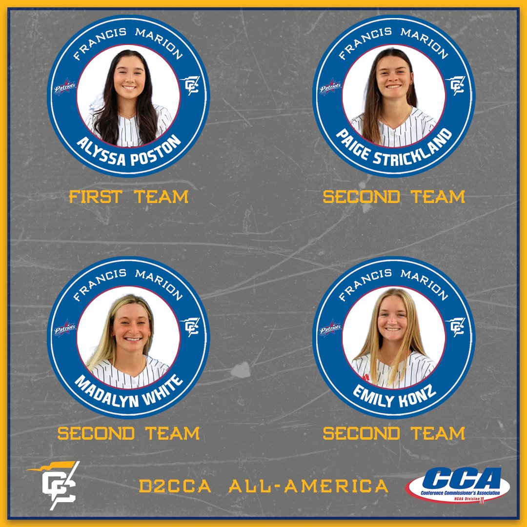 Congrats to Alyssa Poston and Paige Strickland of <a href="/FMUSports/">FMU Sports</a> earning All-America honors from the <a href="/NFCAorg/">National Fastpitch Coaches Association</a> along with Emily Konz and Madalyn White earning honors from the <a href="/d2cca/">Division II CCA</a>!

🔗: bit.ly/4dxrvLK

#LeadingTheWay