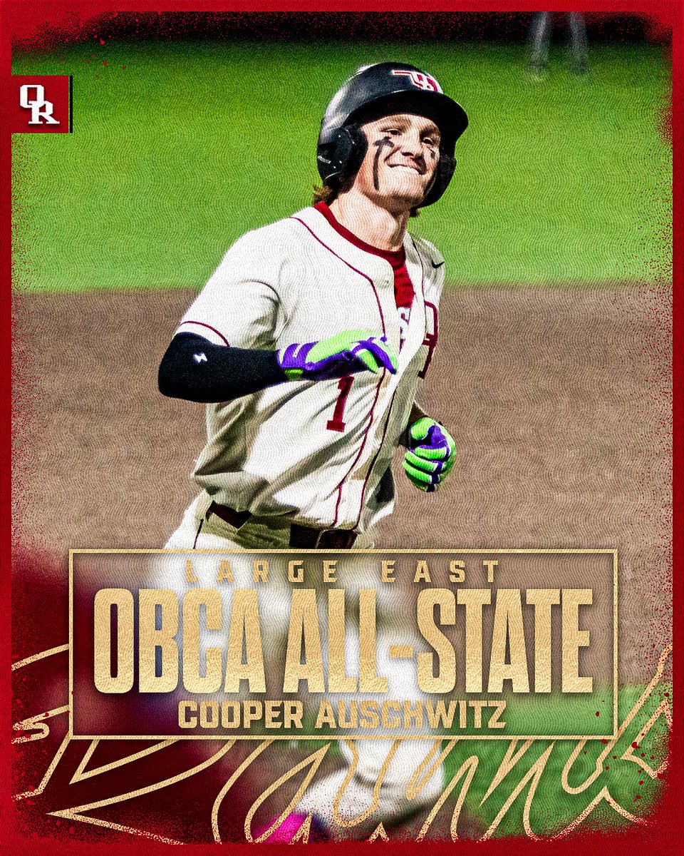 𝗢𝗕𝗖𝗔 𝗟𝗮𝗿𝗴𝗲 𝗘𝗮𝘀𝘁 𝗔𝗹𝗹-𝗦𝘁𝗮𝘁𝗲

Congratulations to Cooper Auschwitz for being selected as an OBCA All-Stater!

#𝗔𝗟𝗟𝗜𝗡 | #𝗧𝗿𝗮𝗱𝗶𝘁𝗶𝗼𝗻of𝗖𝗵𝗮𝗺𝗽𝗶𝗼𝗻𝘀