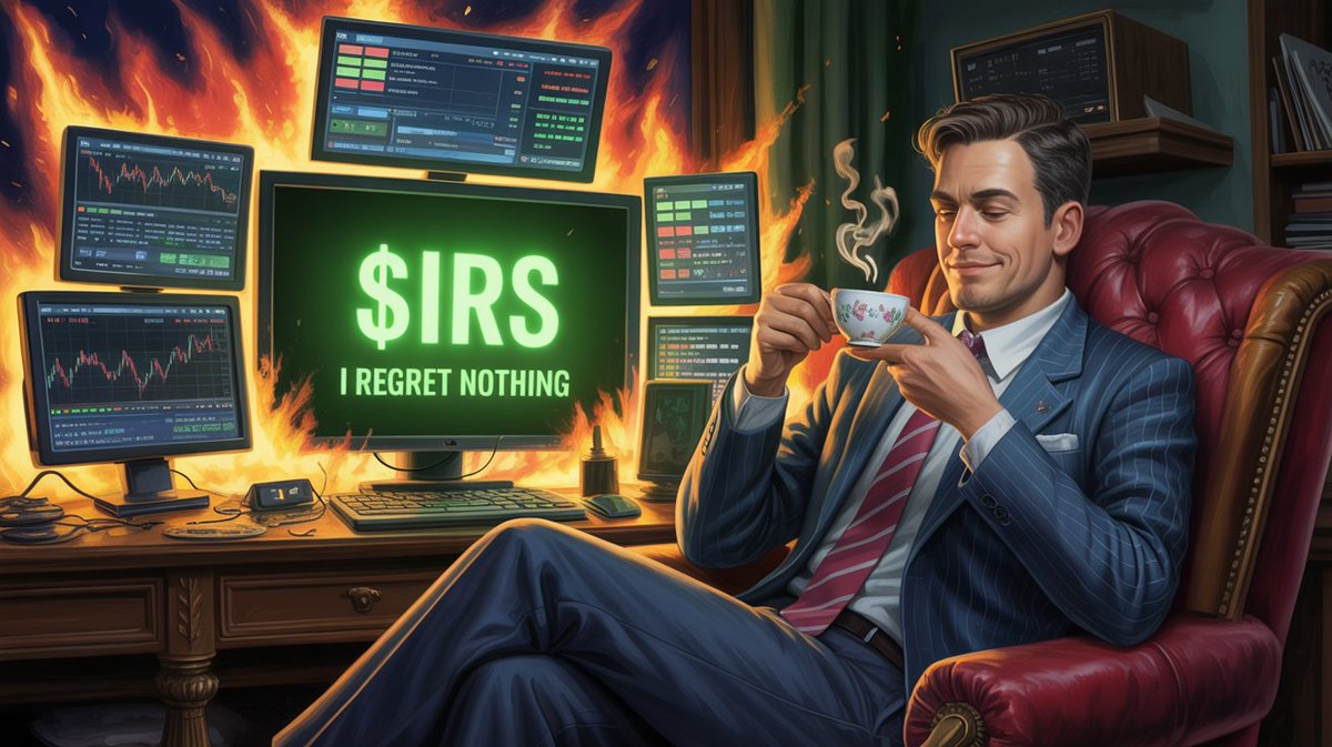PabloElKrypto's tweet photo. @cryptojourneyrs @EmanAbio @eyezenhour @CetusProtocol While y’all chasing exploits and exploits chasing you…
I’m holding $IRS and regretting nothing (for once).
📉 Missed pumps hurt.
🧠 $IRS is therapy for degens.
CA: 4L231ySTgxKtWepxqi1hd5zHXxqSP2b2H7u5yFgjpump
#IRS #IRegretSelling #Solana #DegenRecovery #CryptoWounds https://t.co/dkfmtRXeWe