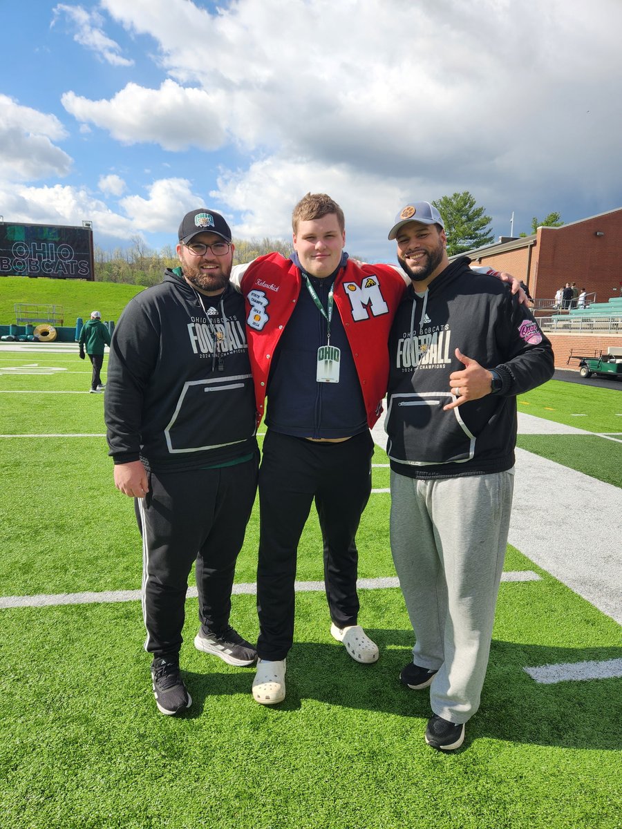 Big John Kolarchick (@bigkolarchick) on Twitter photo Thank you, <a href="/Coach_Tavita/">Tavita Thompson</a>, for the invite to Ohio University's camp! I can't wait to be back! #ohiobobcats
<a href="/LoganM_CFB/">Logan Meyer</a> <a href="/hoggsgonewild/">hoggsgonewild</a> <a href="/DaBossHog_/">Coach Green</a> <a href="/OLSMFootball/">OLSM Football</a> <a href="/coachdixon_OLSM/">Greg Dixon</a> <a href="/CoachJGonz/">Jermaine Gonzales</a> <a href="/alex_pallone/">Alex Pallone</a> <a href="/AllenTrieu/">Allen Trieu</a> <a href="/TheD_Zone/">The D Zone</a> #lefttackle #Leadership #Toughness #MAC #camp Thank you, <a href="/Coach_Tavita/">Tavita Thompson</a>, for the invite to Ohio University's camp! I can't wait to be back! #ohiobobcats
<a href="/LoganM_CFB/">Logan Meyer</a> <a href="/hoggsgonewild/">hoggsgonewild</a> <a href="/DaBossHog_/">Coach Green</a> <a href="/OLSMFootball/">OLSM Football</a> <a href="/coachdixon_OLSM/">Greg Dixon</a> <a href="/CoachJGonz/">Jermaine Gonzales</a> <a href="/alex_pallone/">Alex Pallone</a> <a href="/AllenTrieu/">Allen Trieu</a> <a href="/TheD_Zone/">The D Zone</a> #lefttackle #Leadership #Toughness #MAC #camp