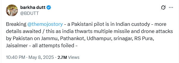 Speaking of strange agendas ma'am, any idea what happened to this pilot? Did he also go to Cannes?