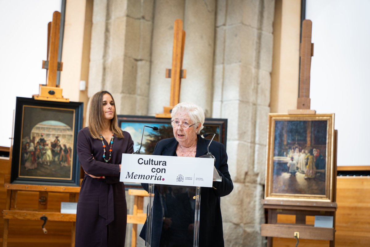 culturagob's tweet photo. 📢 El Ministerio de Cultura restituye a los herederos de Pedro Rico los cuadros no devueltos por la dictadura franquista

🏛️ Las obras se encontraban dispersas en el @museodelprado, el @MRomanticismo, el @MuseodelTraje, el @MBellasArtesAs, el @GVAmubav y el @Museo_Malaga https://t.co/pKK17ptVZo