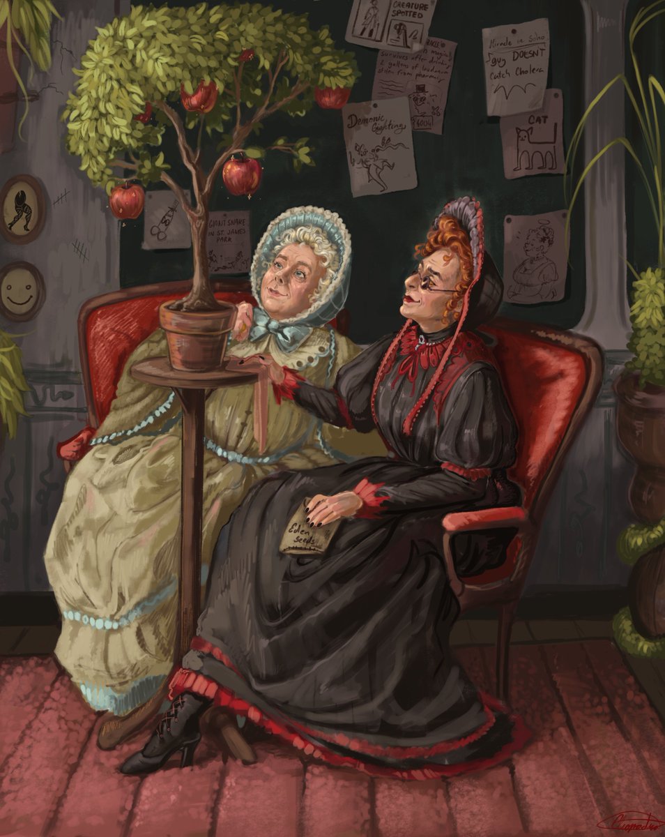 Cliopadra | GOOD OMENS 3 THIS MONTH! tweet media